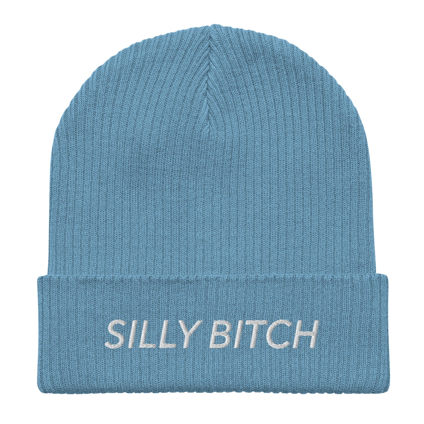 SILLY BITCH - Organic ribbed beanie